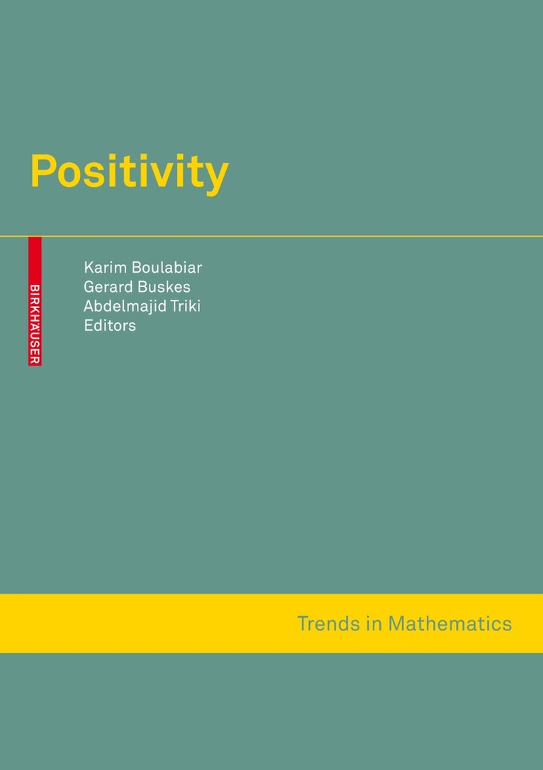 Karim Boulabiar, Gerard Buskes, Abdelmajid Triki - Positivity, Inbunden