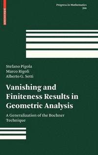 bokomslag Vanishing and Finiteness Results in Geometric Analysis