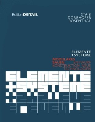 Gerald Staib, Andreas Dörrhöfer, Markus Rosenthal - Elemente und Systeme, Inbunden. Tillgänglighet: Tillfälligt slut
