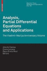 bokomslag Analysis, Partial Differential Equations and Applications
