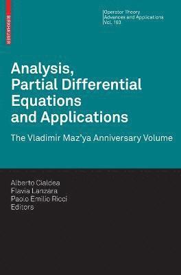 bokomslag Analysis, Partial Differential Equations and Applications