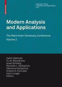 bokomslag Modern Analysis and Applications
