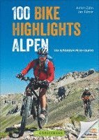bokomslag 100 Bike Highlights Alpen