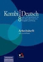 bokomslag Kombi-Buch Deutsch 8 Arbeitsheft Ausgabe Luxemburg