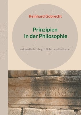 bokomslag Prinzipien in der Philosophie