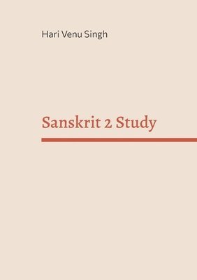 bokomslag Sanskrit 2 Study