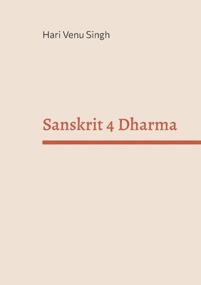 bokomslag Sanskrit 4 Dharma