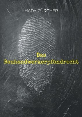 bokomslag Bauhandwerkerpfandrecht