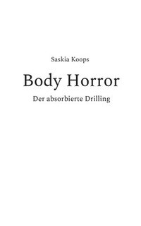 bokomslag Body Horror