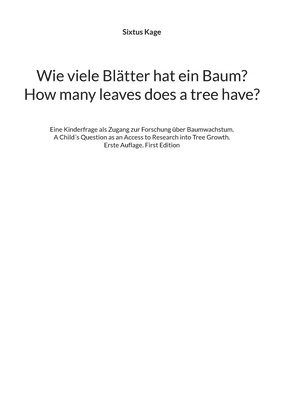 Wie viele Bltter hat ein Baum? How many leaves does a tree have? 1