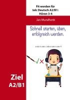 bokomslag Fit werden für telc Deutsch A2/B1: Hören 3-4