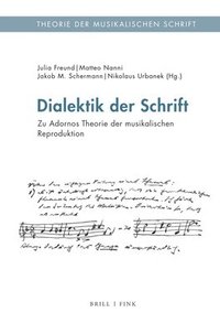 bokomslag Dialektik der Schrift