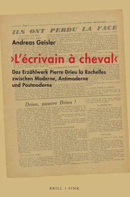 bokomslag 'L'écrivain à cheval'