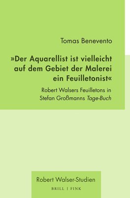 bokomslag 'Der Aquarellist Ist Vielleicht Auf Dem Gebiet Der Malerei Ein Feuilletonist': Robert Walsers Feuilletons in Stefan Groamanns Tage-Buch