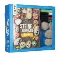Claudia Fischer, Ilona Butterer - Kreativ-Set Steine bemalen für Kinder (Buch + Material), Häftad