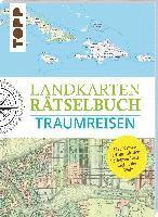 bokomslag Landkarten Rätselbuch - Traumreisen