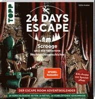 bokomslag 24 DAYS ESCAPE - Der Escape Room Adventskalender: Scrooge und die verlorene Weihnachtsgeschichte. SPIEGEL Bestseller Autor