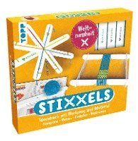 Kreativ-Set Stixxels - Das Universalwerkzeug für Makramee, Knüpfen, Pompons und Weben. Weltneuheit! 1