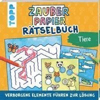 bokomslag Zauberpapier Rätselbuch Tiere