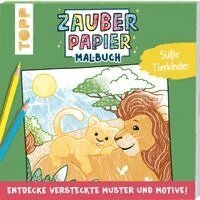 Natascha Pitz - Zauberpapier Malbuch Süße Tierkinder, Häftad