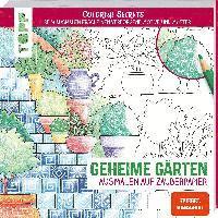 bokomslag Colorful Secrets - Geheime Gärten (Ausmalen auf Zauberpapier)
