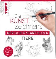 bokomslag Die Kunst des Zeichnens Tiere. Der Quick-Start-Block
