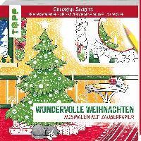 bokomslag Colorful Secrets - Wundervolle Weihnachten (Ausmalen auf Zauberpapier)