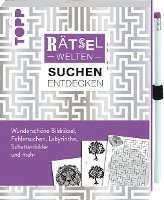 bokomslag Rätselwelten - Rätseln, Suchen & Entdecken: Wunderschöne Bildrätsel, Fehlersuchen, Labyrinthe, Schattenbilder und mehr