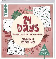 bokomslag 24 DAYS RÄTSELADVENTSKALENDER - Gehirnjogging