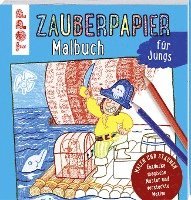 bokomslag Zauberpapier Malbuch für Jungs