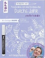 Pia Pedevilla - Vorlagenmappe Fensterdeko mit dem Kreidemarker - Durchs Jahr mit Pia Pedevilla. Inkl. Original Kreidemarker von Kreul, Häftad