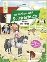 bokomslag Das Hin-und-weg-Stickerbuch. Pferde und Ponys