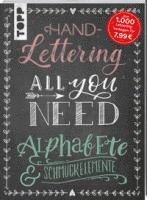 bokomslag Handlettering All you need. Die schönsten Alphabete und Schmuckelemente