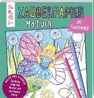bokomslag Zauberpapier Malbuch im Feenwald