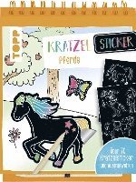 bokomslag Kratzel-Stickerbuch Pferde