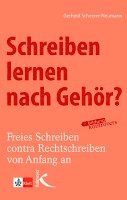 Gerheid Scheerer-Neumann - Schreiben lernen nach Gehör?, Häftad