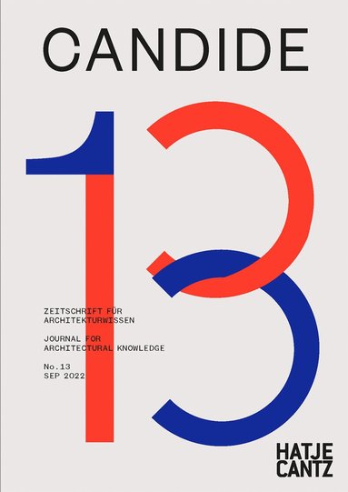 Axel Sowa - Candide. Journal for Architectural Knowledge, Häftad