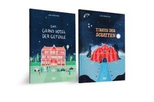 bokomslag Das Grand Hotel der Gefühle & Zirkus der Schatten - SET   Zwei magische Bilderbücher über Gefühle, Angst und Mut für Kinder ab 4 Jahren