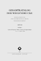 bokomslag Gesamtkatalog der Wiegendrucke / Vol. 12 Lfg. 4