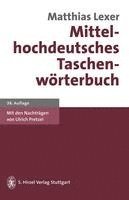 Mittelhochdeutsches Taschenworterbuch 1