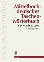 bokomslag Mittelhochdeutsches Taschenwörterbuch
