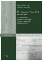 Jörg Schönert, Wilhelm Schernus - Der Germanist Franz Koch 1930 bis 1960, Häftad