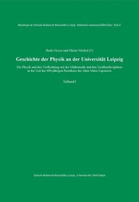 bokomslag Geschichte der Physik an der Universität Leipzig