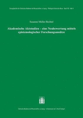 bokomslag Akademische Aktstudien: Eine Neubewertung Mittels Epistemologischer Forschungsansatze