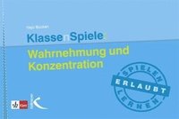 bokomslag KlassenSpiele: Wahrnehmung und Konzentration