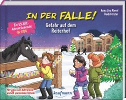 Anna Lisa Kiesel - In der Falle! Gefahr auf dem Reiterhof - Ein Escape-Adventskalender für Kids, Inbunden