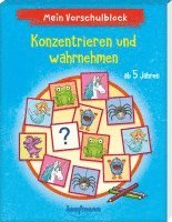 bokomslag Mein Vorschulblock - Konzentrieren und wahrnehmen