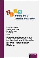 bokomslag Forschungsinstrumente im Kontext institutioneller (schrift-)sprachlicher Bildung