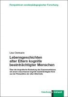 bokomslag Lebensgeschichten alter Eltern kognitiv beeinträchtigter Menschen