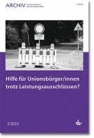 bokomslag Hilfe für Unionsbürger/innen trotz Leistungsausschlüssen?